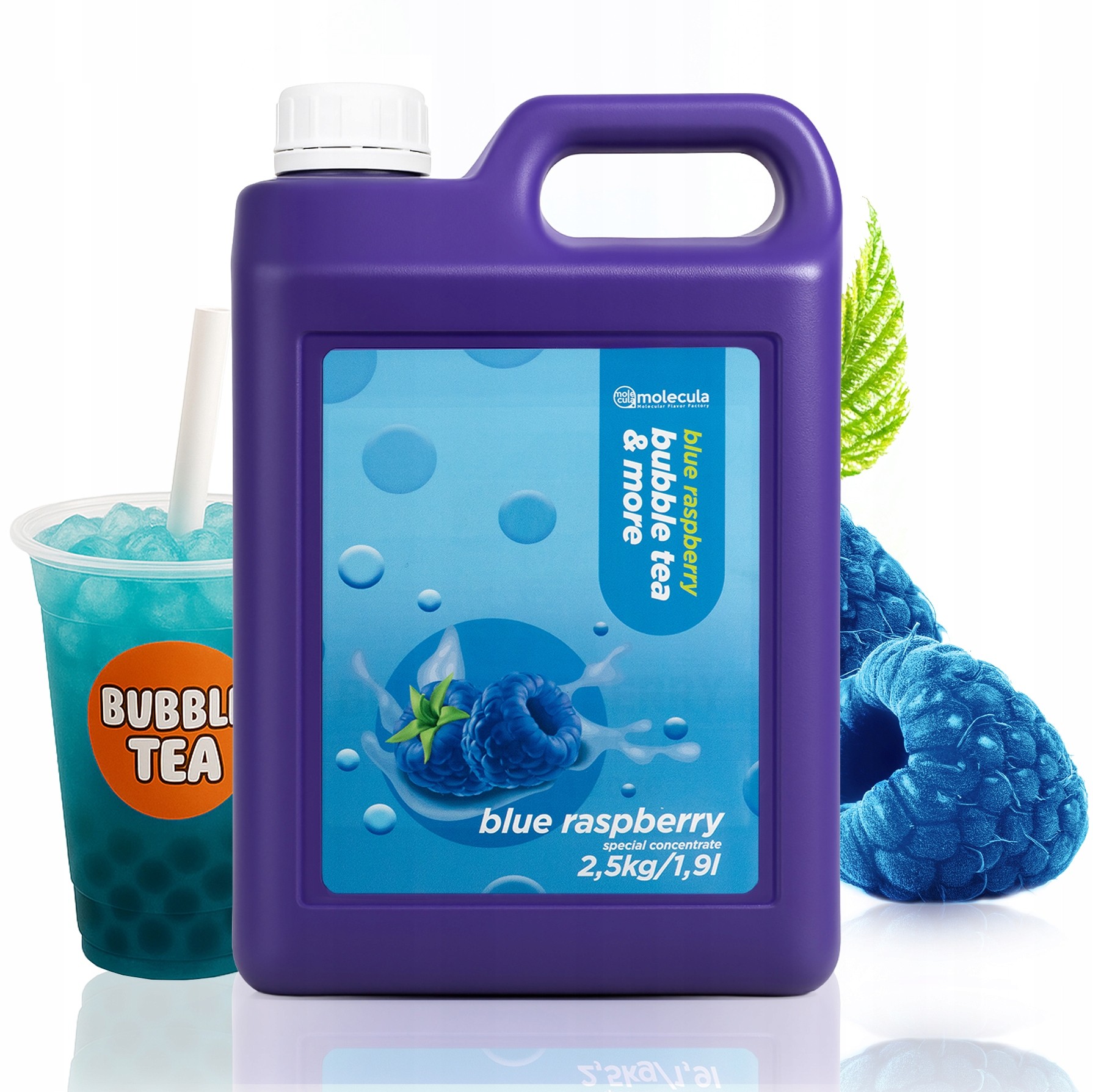 Boboq Bubble Tea sirup Modrá malina 1900 ml | Koncentrát 1:10